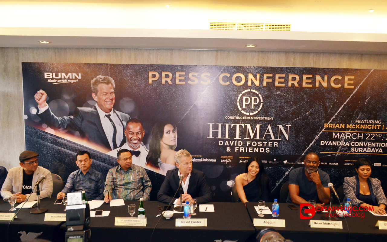 David Foster Ajak Anggun, Brian McKnight & Friends Gelar Konser Perdana di Surabaya