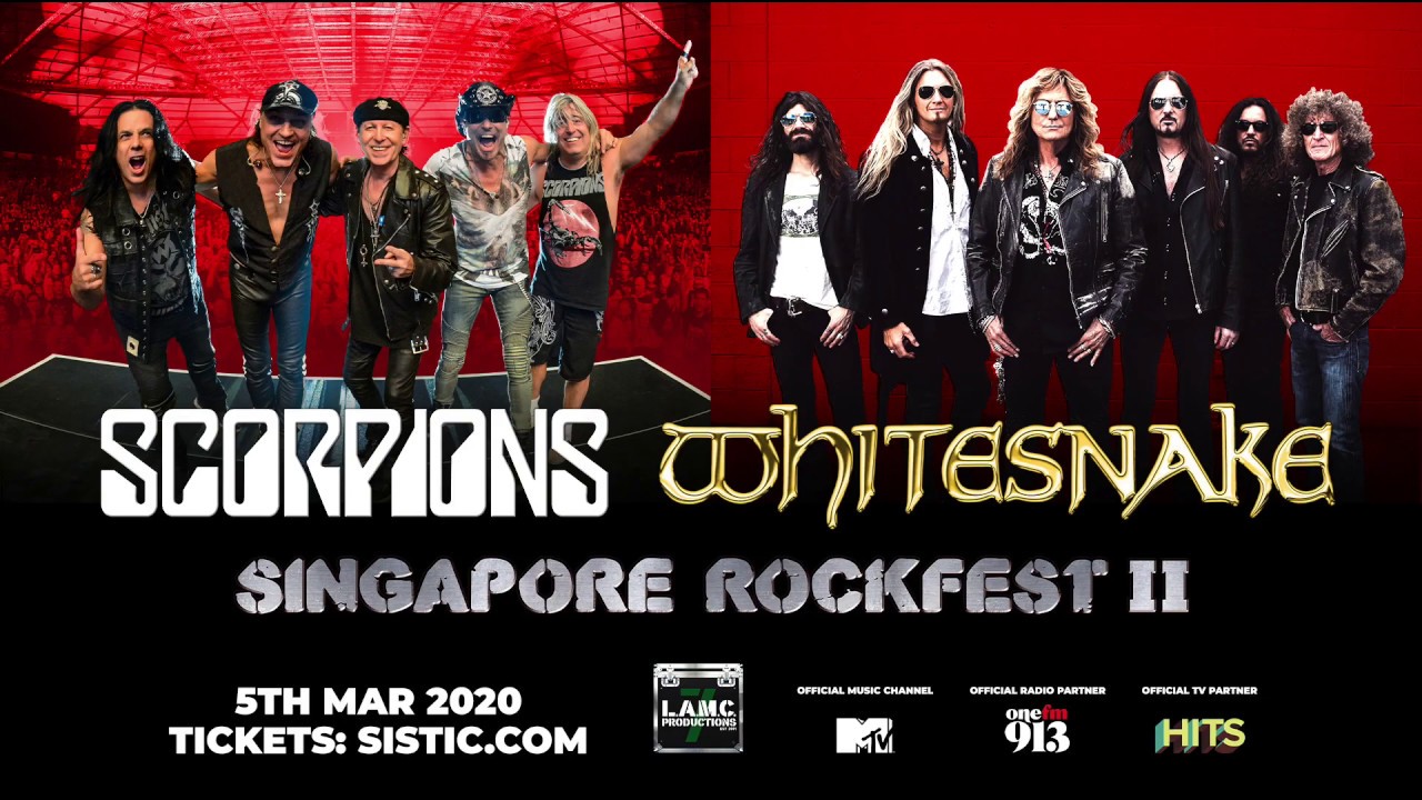 Bersiap Dengan Sengatan Berbisa Duo Veteran Rock Whitesnake dan Scorpions di Singapura!