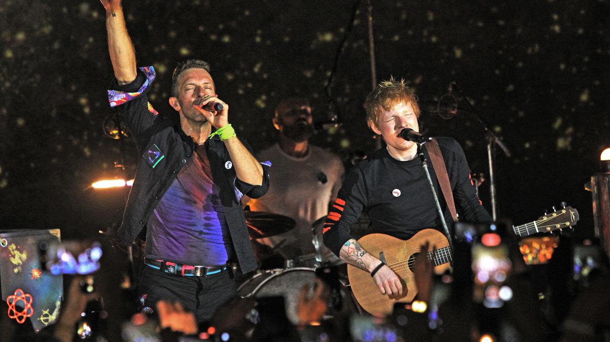 Coldplay Ed Sheeran