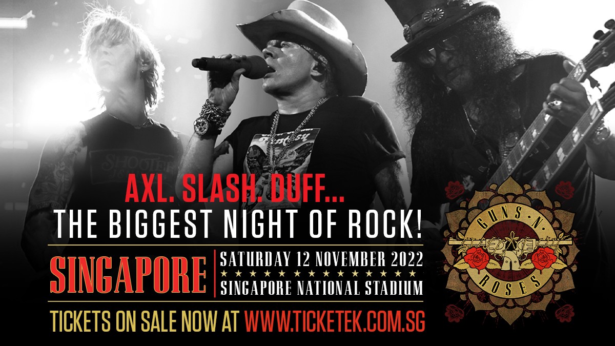 Malam Rock Terbesar Tahun ini: Guns N’ Roses Bersiap Mengguncang Singapura!