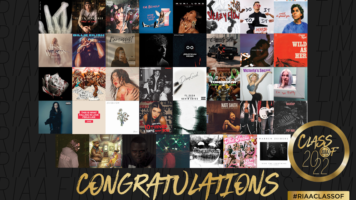 RIAA Nobatkan 39 Artis "Class of 2022" yang Raih Gold & Platinum Pertama Tahun Ini