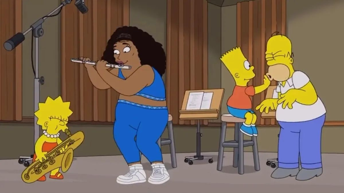 Lizzo Jadi Sasha Flute di The Simpsons