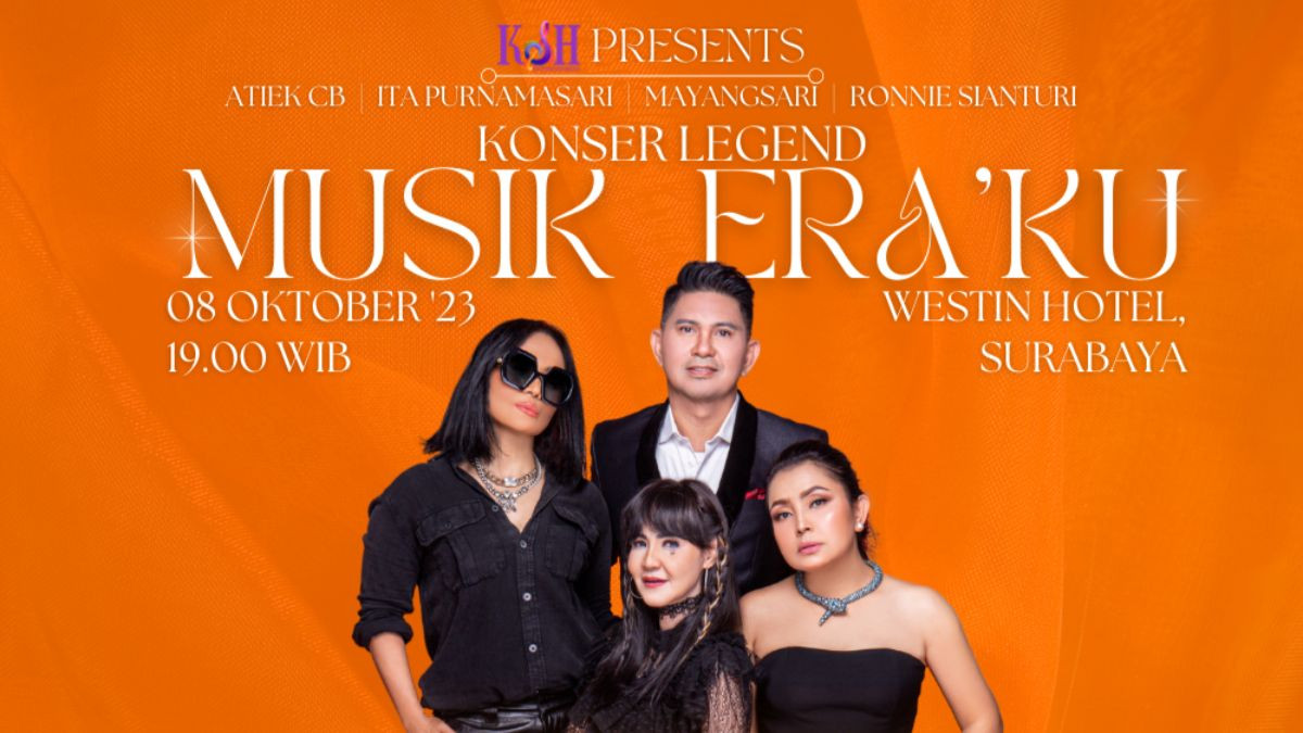 Mayangsari, Atiek CB, Ita Purnamasari dan Ronnie Sianturi Siap Helat Konser Legend Musik Era’ku 2.0 di Surabaya