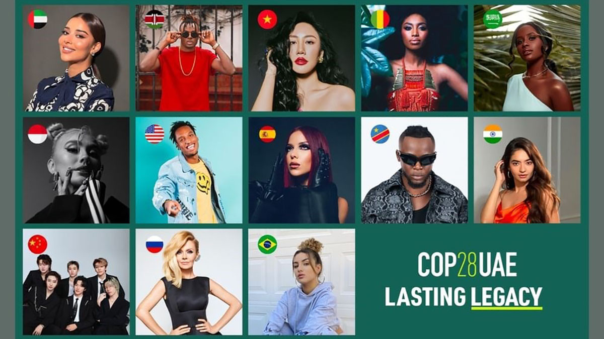 COP28 Resmi Rilis Lagu Anthem 'Lasting Legacy' yang Dibawakan Oleh 13 Musisi Global